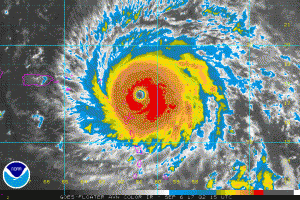 NOAA Satellite Photo Hurricane Irma