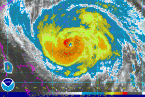 NOAA Satellite image Hurricane Maria 