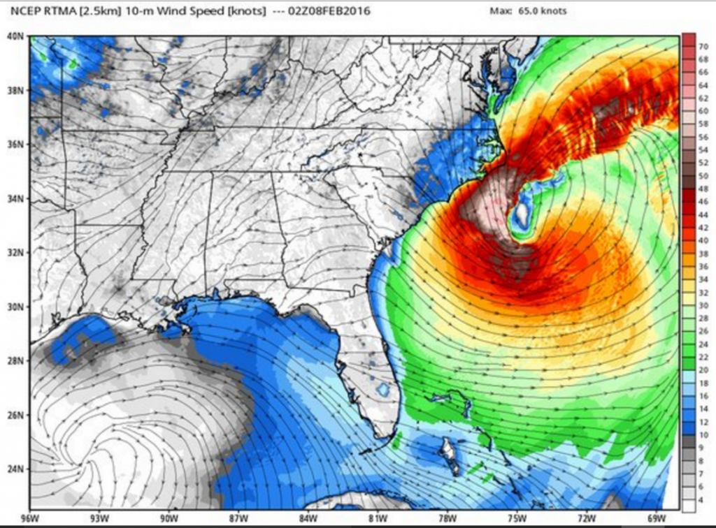 10mtr winds 9pm sun 7 Feb 2016