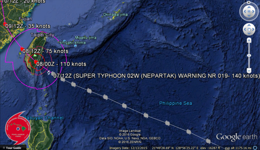 JTWC Forecast Traxk