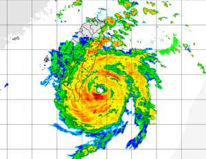 RADAR depiction from Taiwan 