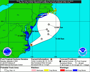 NHC Forecast Track