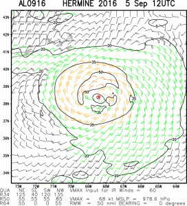 Hermine Wind Field via http://rammb.cira.colostate.edu/