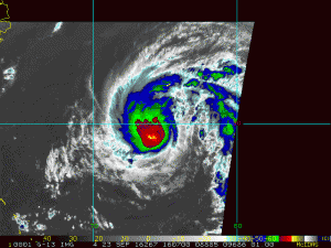 NOAA IR Satellite Image TS Karl