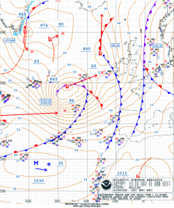 1200 UTC NOAA OPC Surface Analysis Feb 01 2017