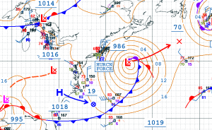 1800UTC 30 August Hurricane Force Storm 