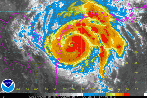Hurricane Harvey Satellite image: NOAA